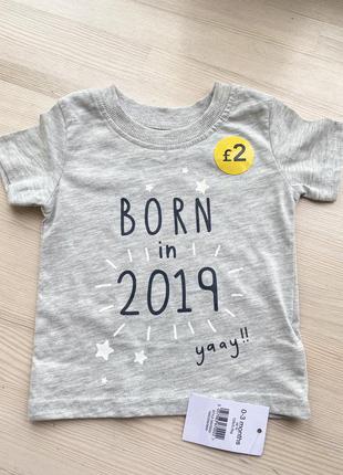 Футболка 0-3 м