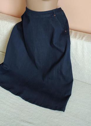 В ідеалі!якісна стрейчева модна юбка+пояс у подарунок р.18.10 фото
