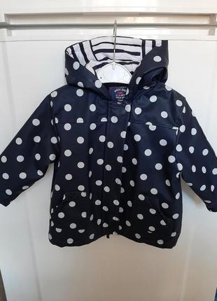 Теплая курточка для девочки франция 12-24мес