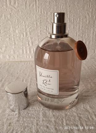 Vanilla & rose eau de parfum vegan manchester 100 ml
