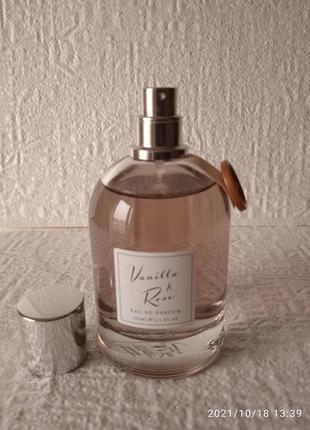 Vanilla & rose eau de parfum vegan manchester 100 ml