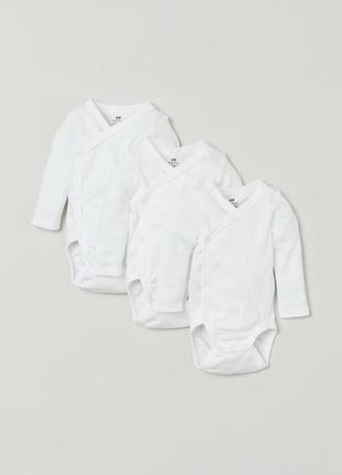 Новый бодик на длинный рукав h&amp;m для новорожденных