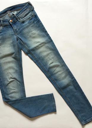 Акція! 2-га річ в подарунок🎁🎉s/m классные джинси джинсы натуральні cotton denim by h&m