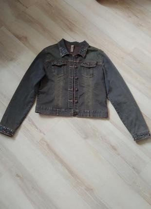 Пиджак джинсовый