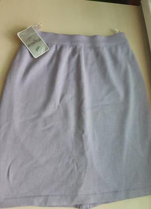 Шикарная, теплая юбка nuwina (меринос), цвет-глициния, р-р 48-50.германия