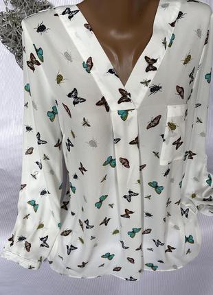 Шикарная блуза в бабочку1 фото