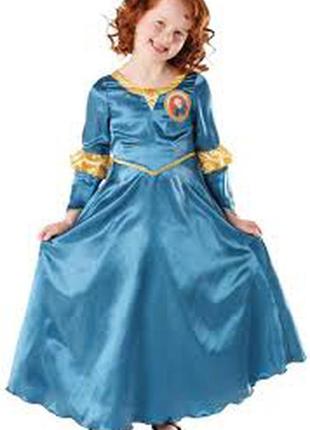 Платье карнавальное детское дисней мерида храбрая сердцем brave disney принцессы