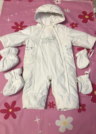 Комбинезон зимний chicco, р 68