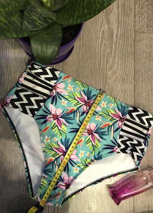 🌈яскраві високі плавки низ від купальника 12/л5 фото