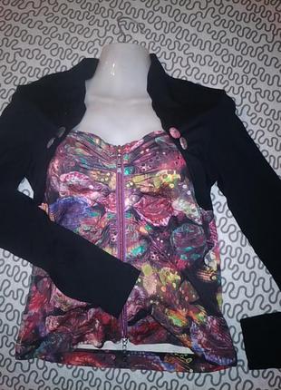 Кофта жакет жіночий на блискавці.