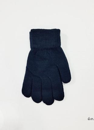 Теплі рукавички для хлопчика, сині,сірі,чорні4 фото