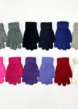 Теплі рукавички для хлопчика, сині,сірі,чорні