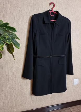 Стильное пальто под пояс на молнии от немецкого бренда strenesse, оригинал2 фото