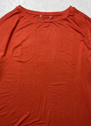 Женская блуза оранжевого  цвета3 фото