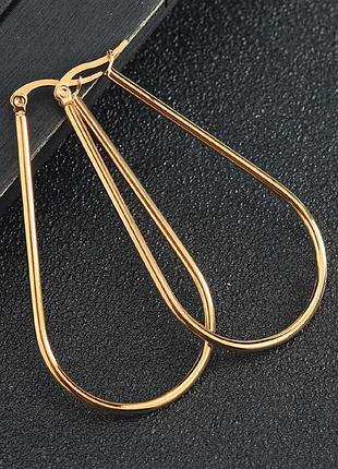 Серьги из нержавеющей стали abaccio c454