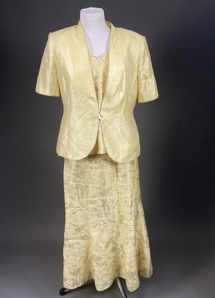 Костюм jacques vert, жакет, топ, юбка