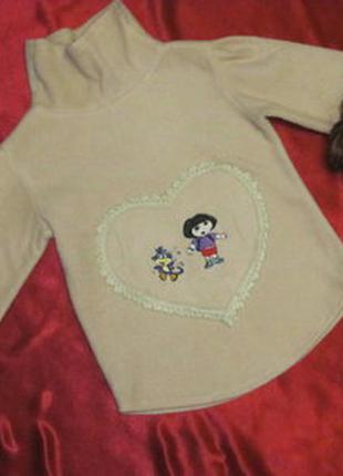 Эксклюзивная флиска гольф даша путешественница дора