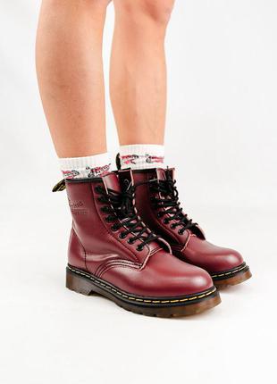 Мартинсы зимові dr.martens ❄черевики шкіряні, чоботи