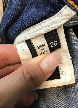 Джинсы со стразами 6