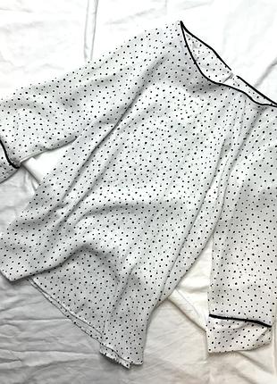 Блуза блузка в горошок