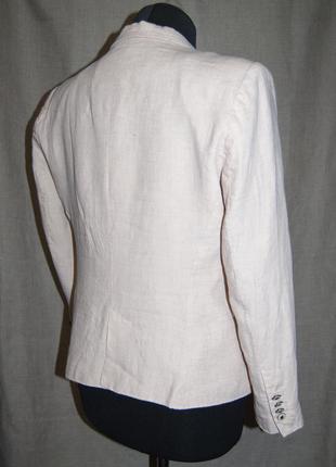 Льняной пиджак zara basic6 фото