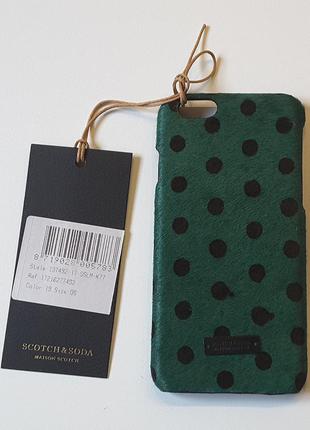 Кожаный  бампер iphone 6,  чехол, накладка , scotch&soda, нидерланды4 фото