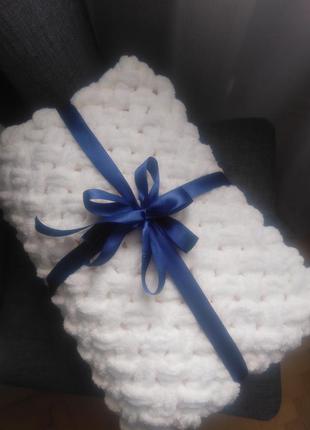 Плед плюшевий м'який і ніжний, покривало, конверт soft touch. для дітей і дорослих