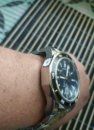 Тяжёлые мужские наручные часы, японский механизм2 фото