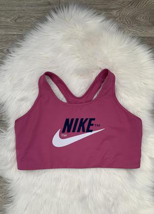 Nike cq9890 розовый спортивный топ бра xxl . оригинал