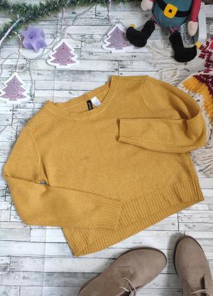 Свитер вязанный тёплый акрил короткий s sandro H&M