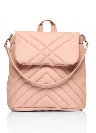 Бомбовский рюкзак екокожа класичний базовий міський жіночий рюкзак-сумка