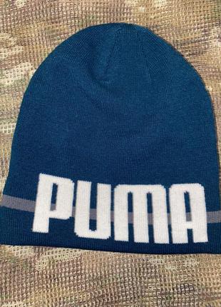 Шапка двухсторонняя puma, оригинал, one size unisex