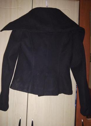 Кашемірова піджак-пальто з об'єднання ємним коміром.2 фото