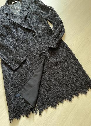 Сукня піджак чорне плаття ажурне sandro4 фото