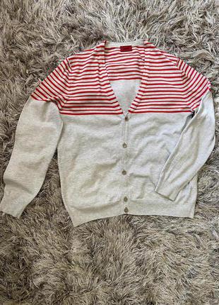 Кардиган джемпер бавовняний hugo boss