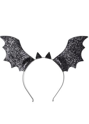 Обруч ободок карнавальный аксессуар летюча миша на хелловін хеллоуїн halloween хеллоуин2 фото