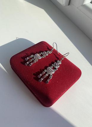 Серьги сердце 3