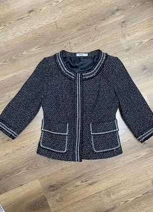 Пиджак жакет твидовый
