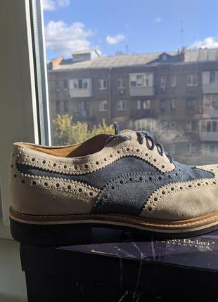 Clarks туфлі замшеві броги2 фото