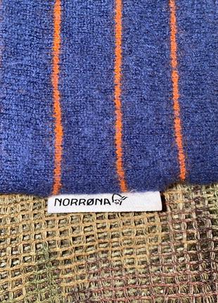 Шапка norrona thin striped beanie, оригинал, one size child9 фото