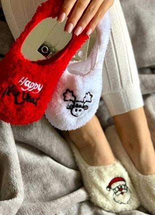 🎄носочки тапочки🎄 новогодние