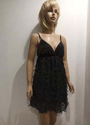 Чорне сукню коктельное