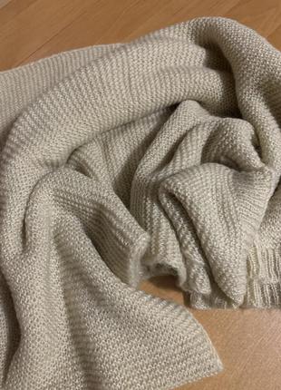 Шарф накидка шерстяний