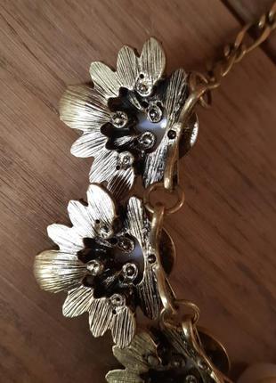Брендовое нарядное украшение на шею ожерелье от marks & spencer5 фото