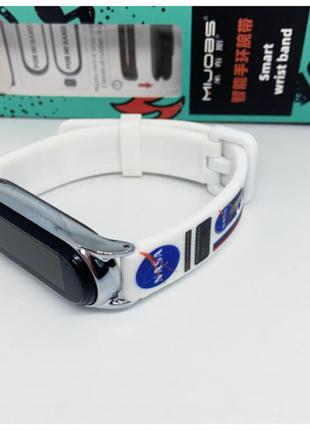 Ремінець mi band 3 mi smart band 4 mi smart band 5 mi smart band 6 nasa mijobs3 фото