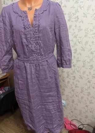 Платье лен