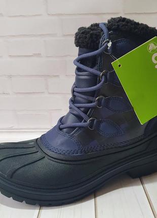 Зимние ботинки crocs allcast ii boot midnight w7 37