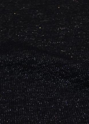 Шерстяная ткань для пальто темно синего цвета трикотажная с серебристой люрексовой нитью xmr 72 фото