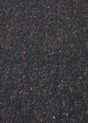 Пальтова італійська вовняна натуральна тканина сіро-чорна з різнобарвними вкрапленнями  nn 52 фото