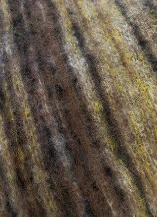 Большой уютный тёплый шарф палантин из натуральной шерсти4 фото